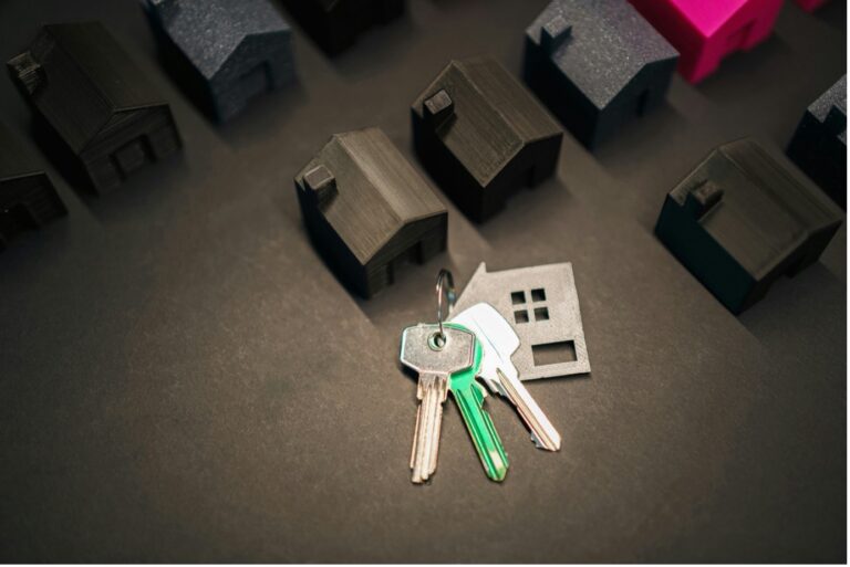 Housing inequality, keys on a desk
